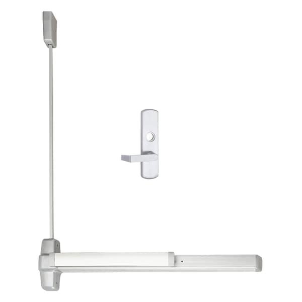 Grade 1 Surface Vertical Rod Exit Bar, Wide Stile Pushpad, 36-in Panic Device, 84-in Door Height, Cl